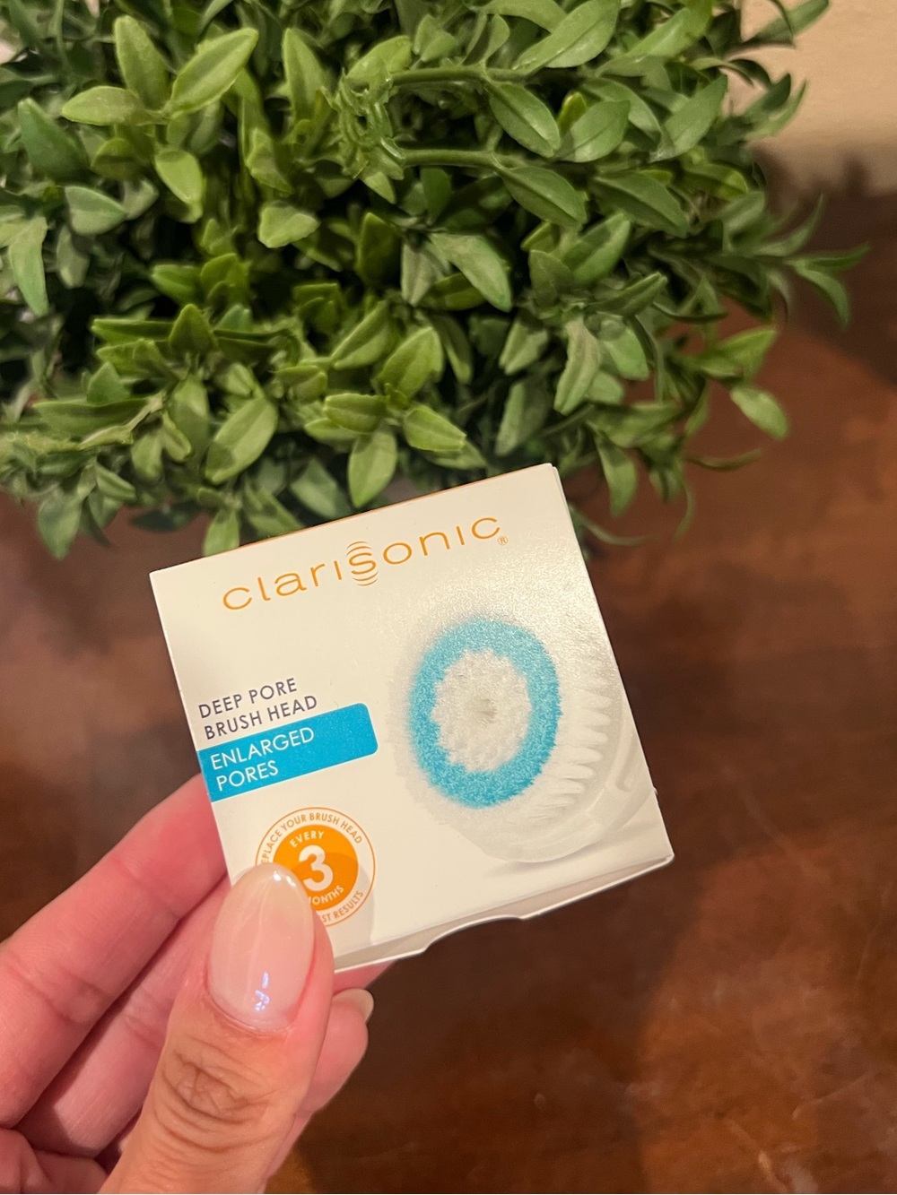 Clarisonic Deep Pore Brush Head - White with Light Blue Ring